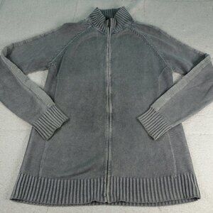 BKE Gray Full Zip L/S Jacket Small EUC